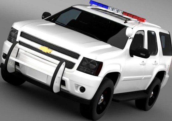 Chevrolet Tahoe Police 3D Model