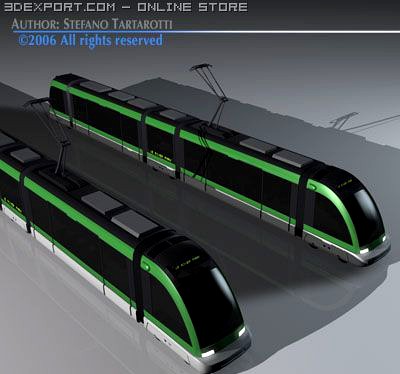 Tramway 3D Model