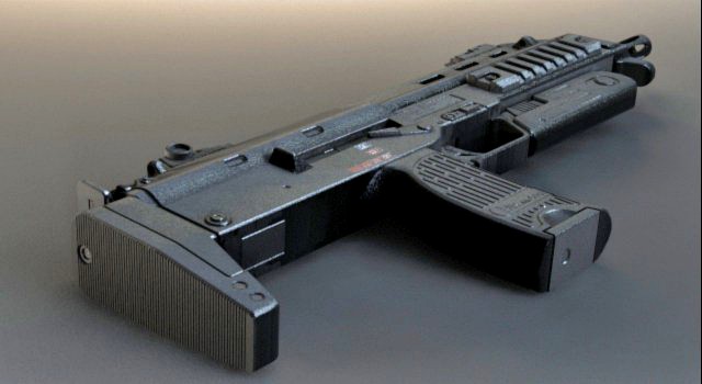 Heckler  Koch MP7A1 3D Model