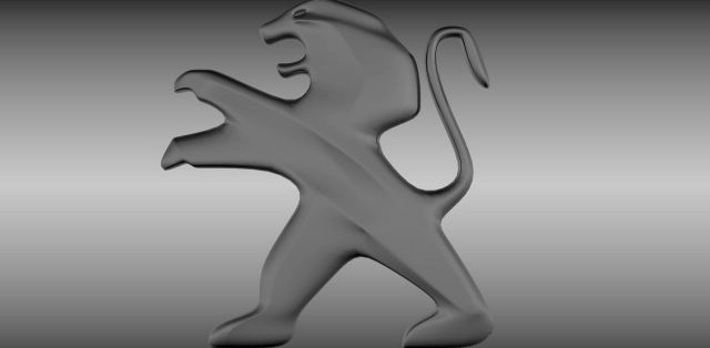 Peugeot logo 3D Model