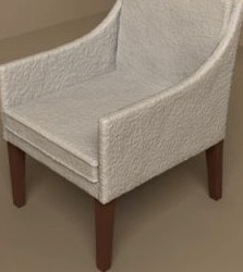 Pat armchair by Flexform 640x750 3D Model