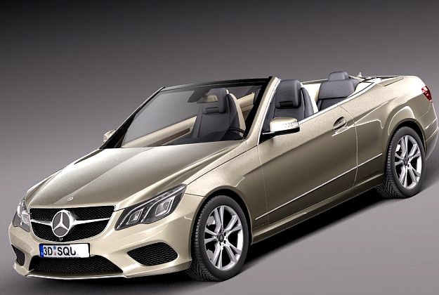 MercedesBenz Eclass Cabriolet 2014 3D Model