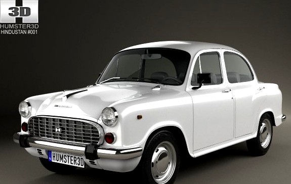 Hindustan Ambassador Classic 1999 3D Model