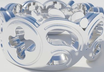 Trinity Ring 3D Model