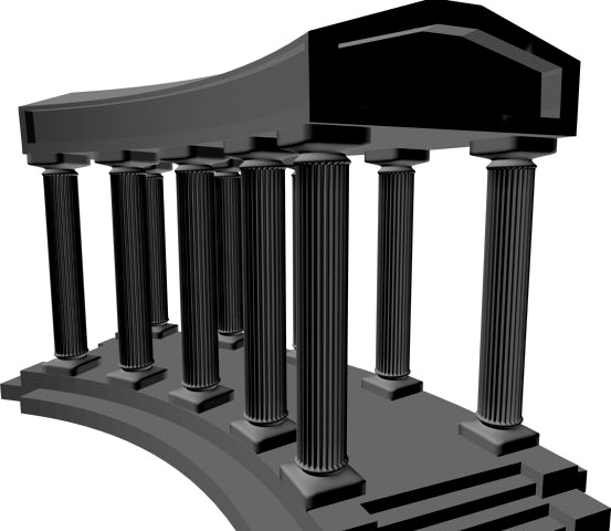 Columns 3D Model