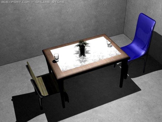 Furniture set 3D Model