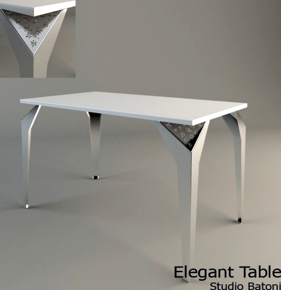 Elegant Table by Studio Batoni 3D Model