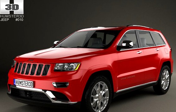 Jeep Grand Cherokee Summit 2014 3D Model