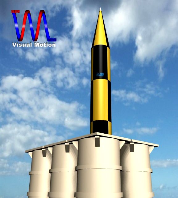 Israeli Arrow 3 Missile 3D Model