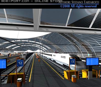 Central station 3D Model