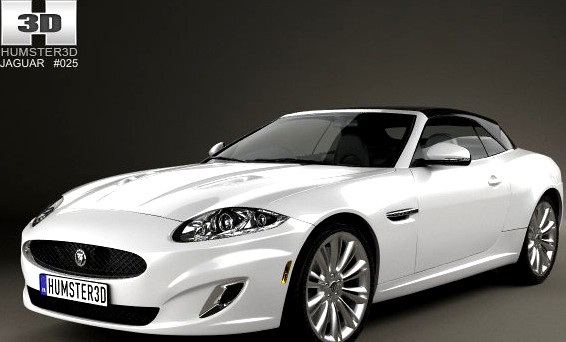 Jaguar XK convertible 2011 3D Model