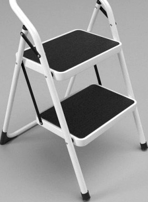 Folding steps  step stool 3D Model