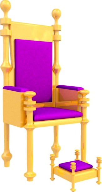 Throne 3D Model