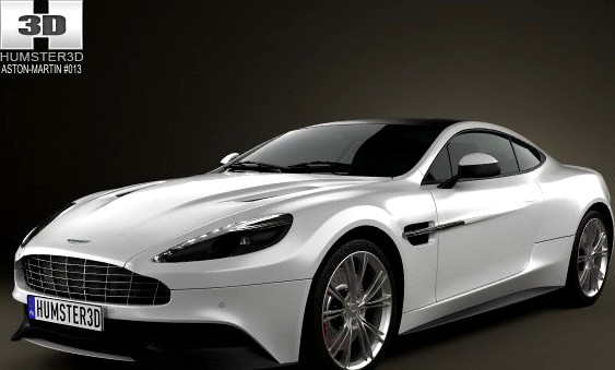 Aston Martin Vanquish 2012 3D Model