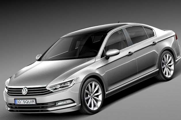 Volkswagen Passat B8 2015 3D Model