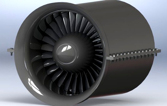 Axial compressor 3D Model