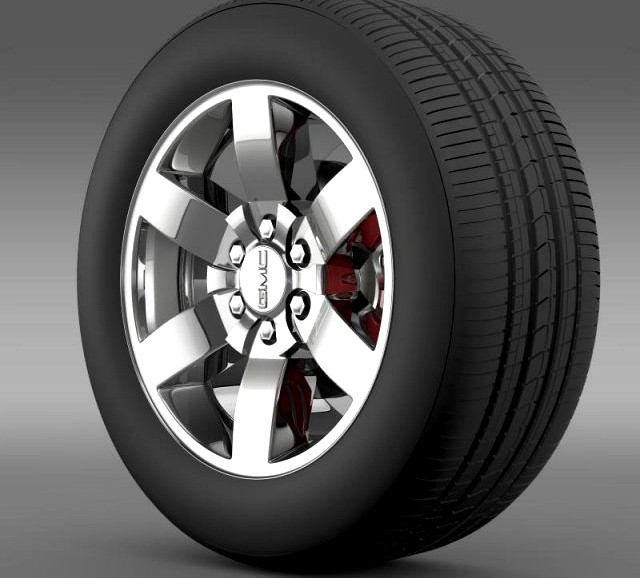 GMC Yukon Heritage Edition wheel 3D Model