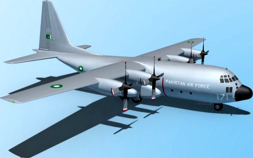 Falcon3D C130 Hercules  Pakistan 3D Model