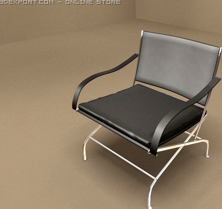 Carlotta armchair 3D Model