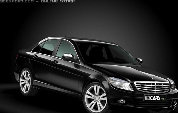 2008 Mercedes Benz C Class 3D Model