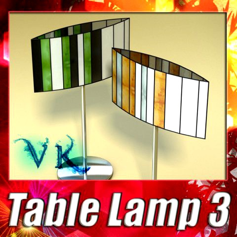 Modern Table Lamp 03 Sophie 3D Model