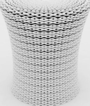 Mesh Table  Stool 3D Model