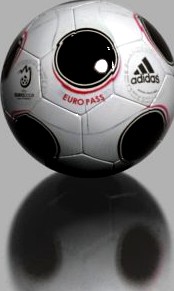 Euro 2008 Soccer Ball EuroPass 3D Model