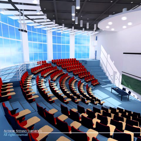 Lecture hall modern 3D Model