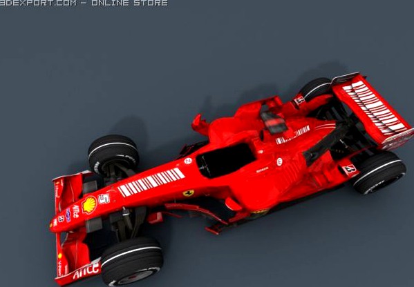 Ferrari F2007 Special Aero Kit 3D Model