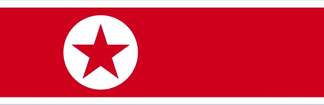 North Korea flag 3D Model