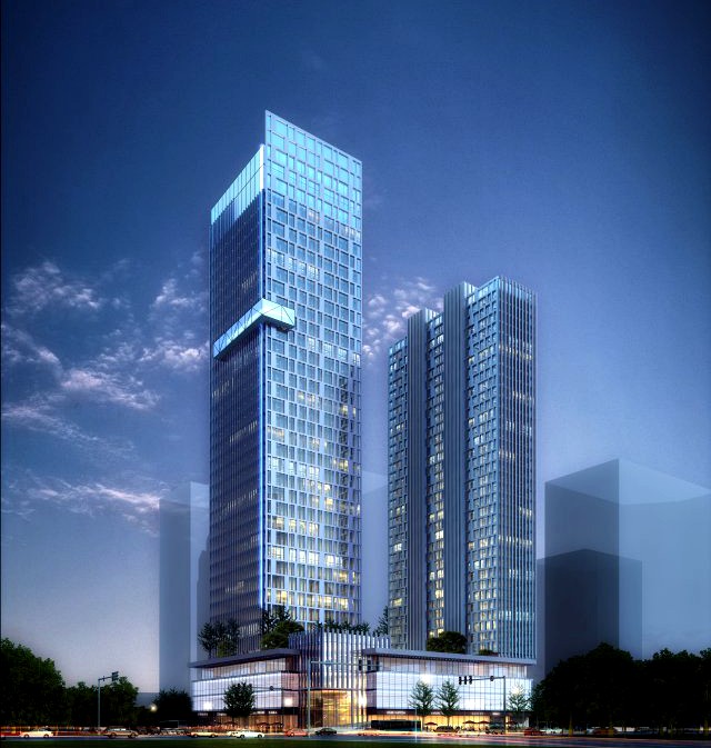 Skyscraper Office Building 022 3D Model