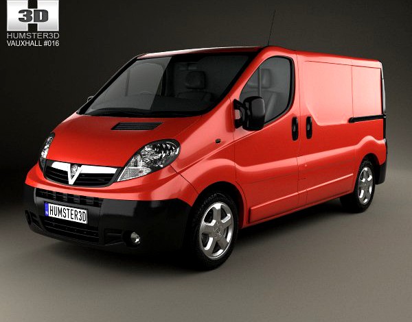 Vauxhall Vivaro Panel Van 2006 3D Model