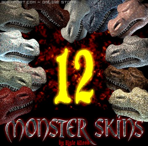 Monster Skin TGA 3D Model
