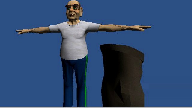 Man with a bag 3D Model