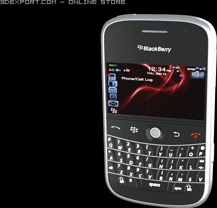 BlackBerry Bold 9000 3D Model