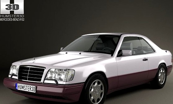 MercedesBenz Eclass coupe 1993 3D Model