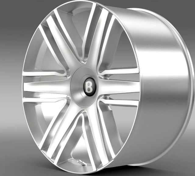 Bentley Continental GTC 2015  rim 3D Model