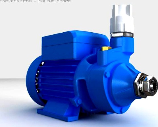 Electric Motor 3D Model