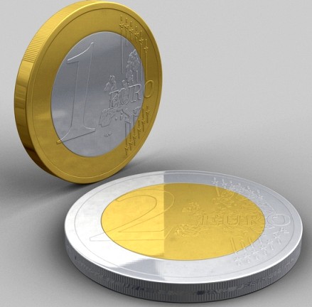 EURO Coins 3D Model