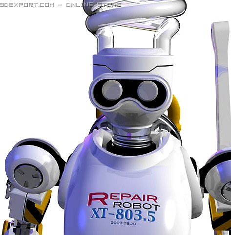 Repair Robot XT8035 3D Model