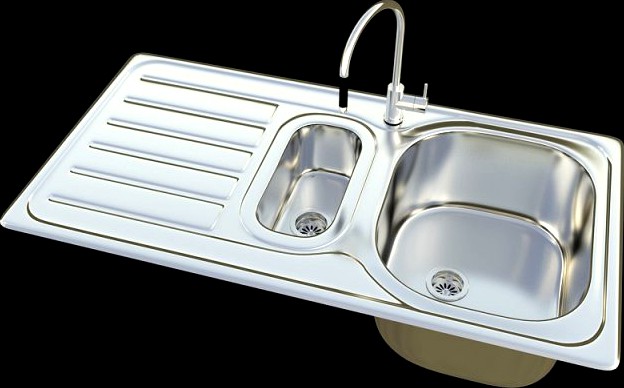 KItchen sink Bianco Lanis 6S 3D Model
