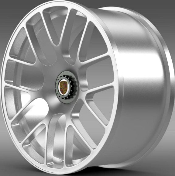 Porsche 911 Turbo rim 3D Model