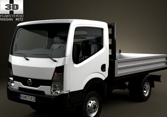 Nissan Cabstar Tipper Truck 2006 3D Model