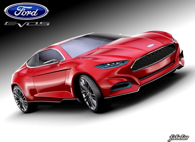 Ford Evos concept 3D Model
