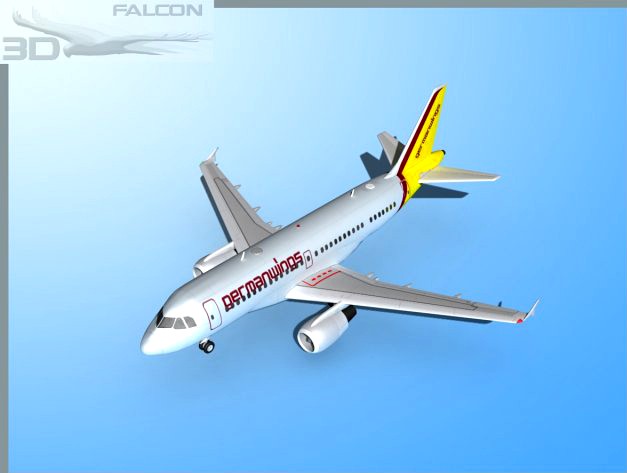 Falcon3D  A319 Germanwings 3D Model