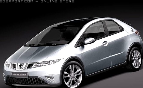 Honda Civic 2010 3D Model