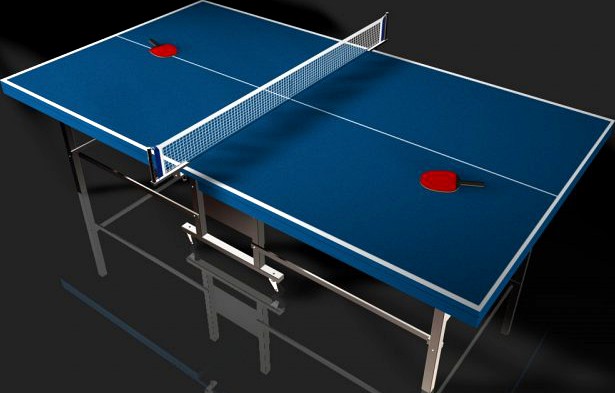 Table tennis table 1 3D Model