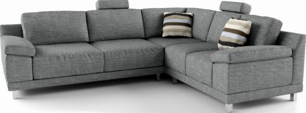 Modern Corner Sofa 3D Model