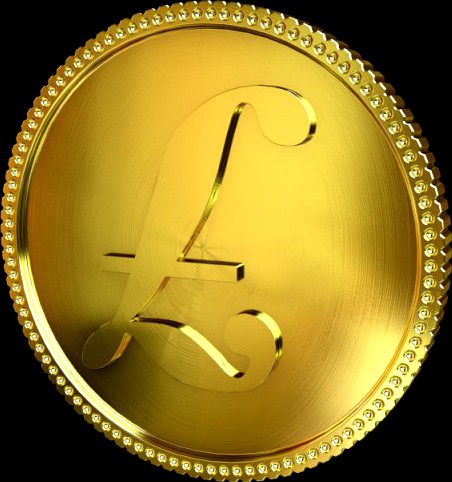 Libra Golden Coin 3D Model