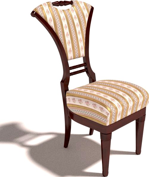 Antique Chair 2 3D Model